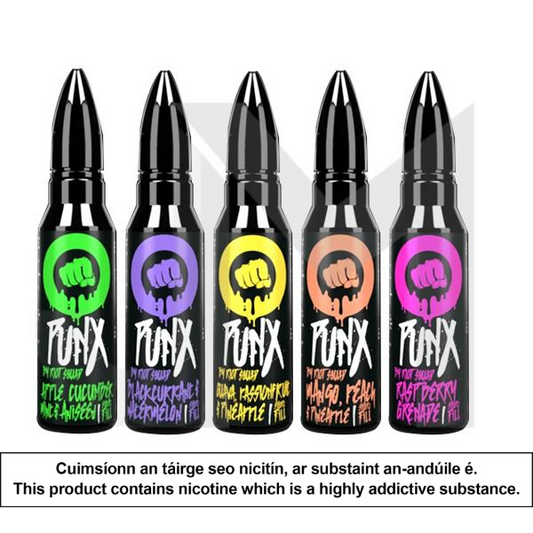 Punx By Riot Squad 0mg 50ml Shortfill (70VG/30PG)