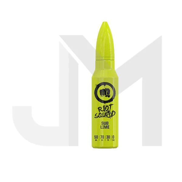 Riot Squad 0mg 50ml Shortfill (70VG/30PG)