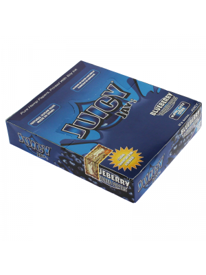 Juicy Jay's King Size Slim Flavoured Rolling Paper - Blueberry