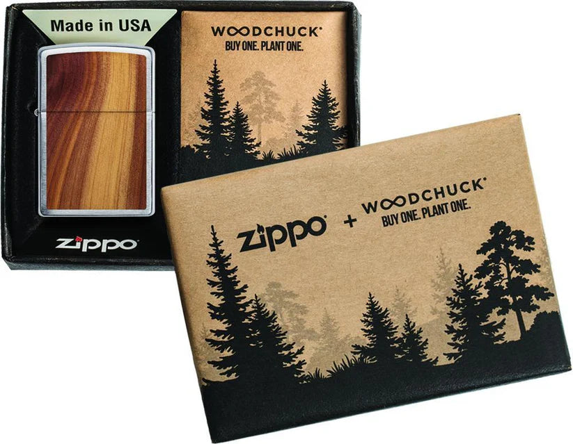 Zippo Woodchuck USA Cedar