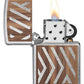 Zippo Woodchuck USA Herringbone Sweep