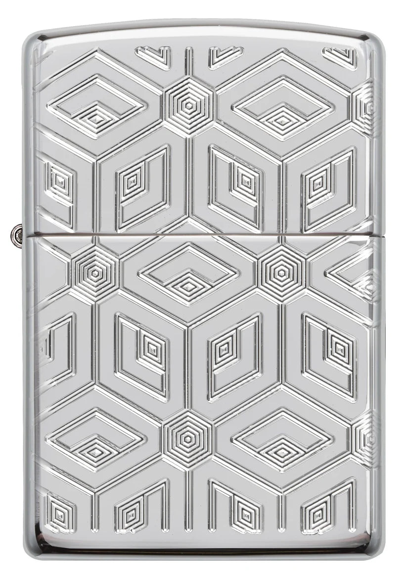 Zippo Armor 360 Boxes All Over Design