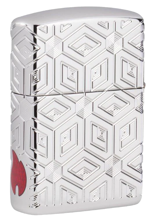 Zippo Armor 360 Boxes All Over Design