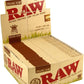 Raw King Size Slim Rolling Papers (no tips)