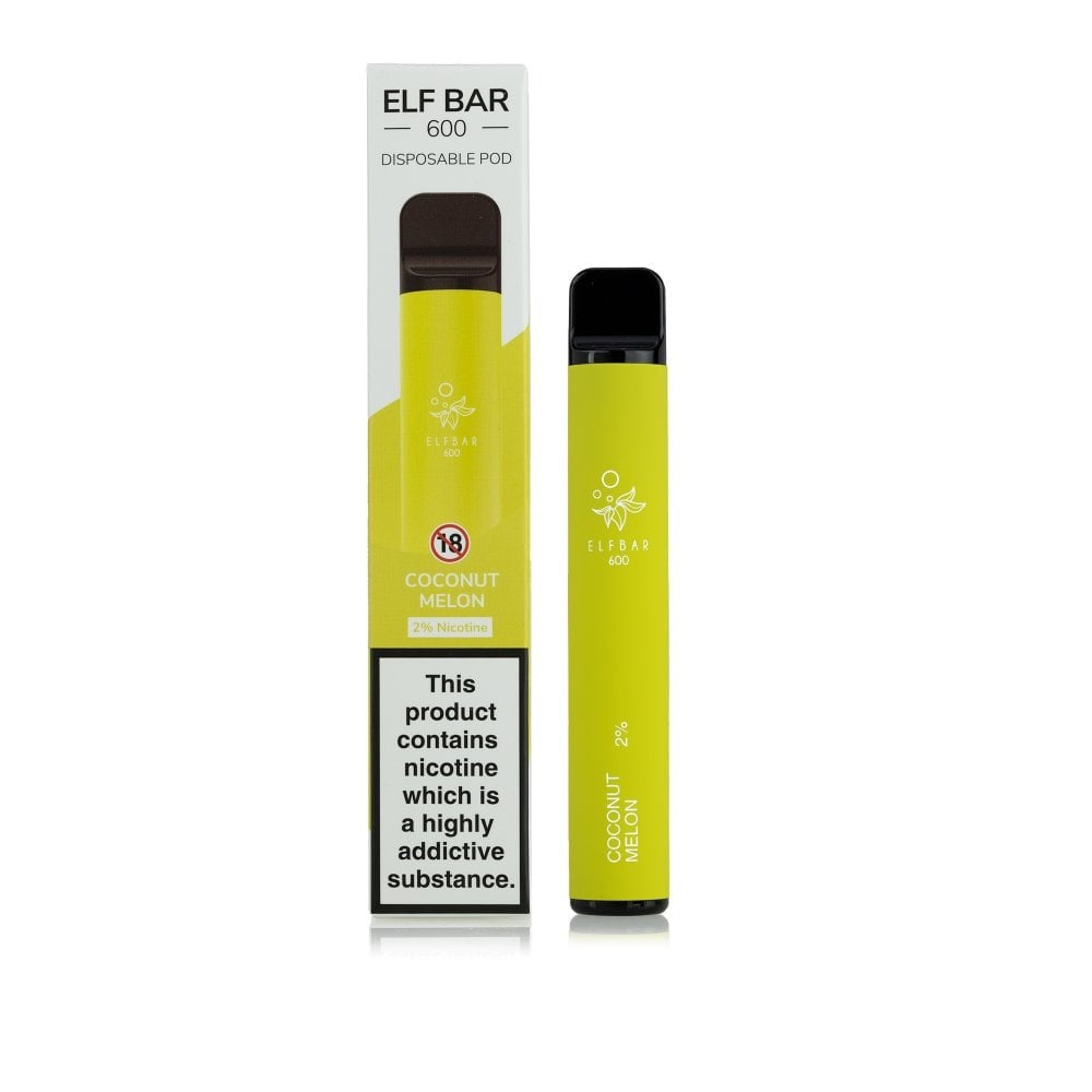 20mg ELF Bar 600 Disposable Vape Pod 600 Puffs