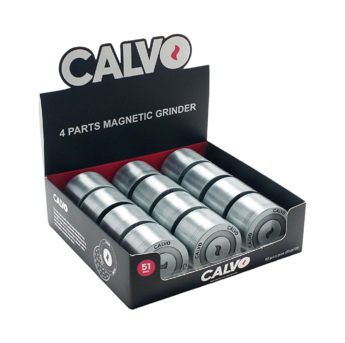 CALVO ZYNC GRINDER 4 PARTS 12 UNITS