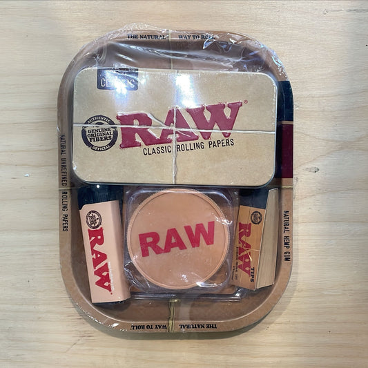 RAW Rolling Smoking Gift Set Tray- Small