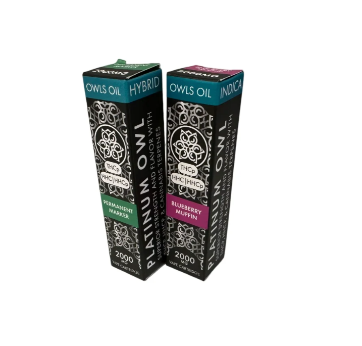 Owls Oil- Platinum Owl 2ml HHC Cartridge 2000mg