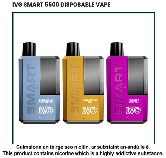 NEW - IVG Smart 5500 Disposable Vape