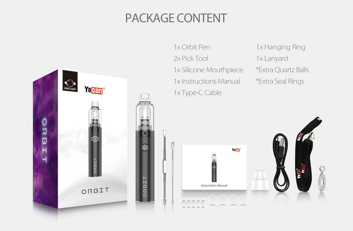 Orbit Vape Pen with Quartz Balls Coil