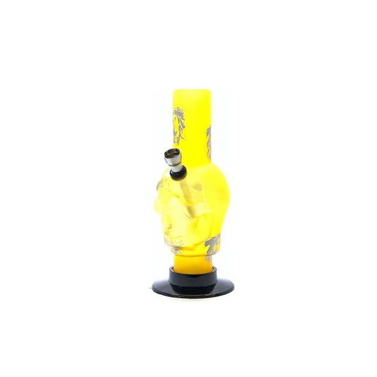 24cm Bob Marley Skull Design Acrylic Bong - FBM