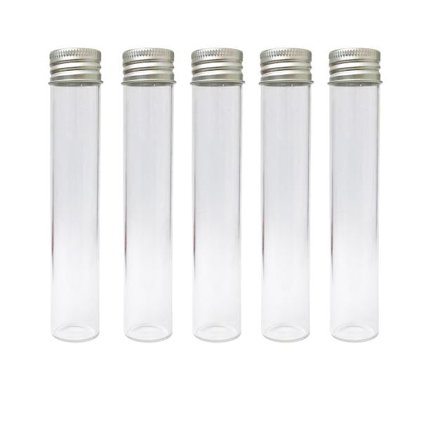 Glass Tube Joint Holder - with Silver Cap