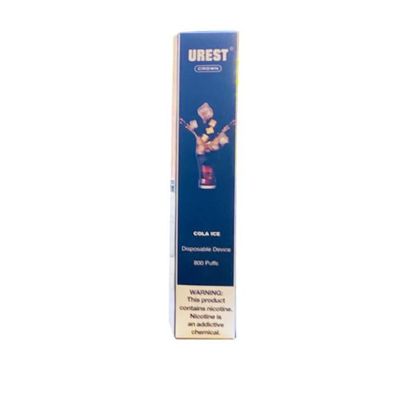 20mg Urest Crown Disposable Vape Pod 800 Puffs