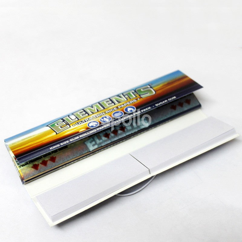 Elements Connoisseur King Size Slim Rolling Papers + Tips