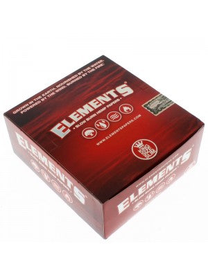 Elements Red King Size Slim Slow Burn Hemp Rolling Paper