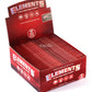 Elements Red King Size Slim Slow Burn Hemp Rolling Paper