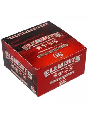 Elements Connoisseur Red King Size Slim Rolling Paper + Tips