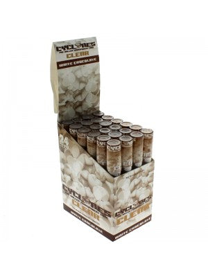 Cyclones Pre Rolled Transparent Flavored Cones -White Chocolate