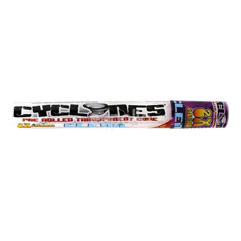 Cyclones Pre Rolled Transparent Flavored Cones - The Purple Unknown