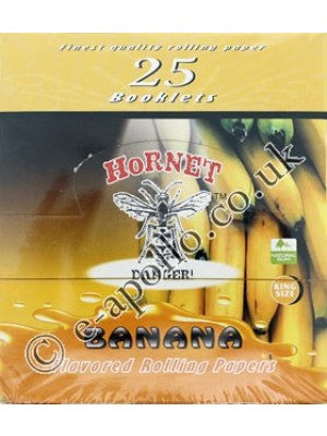 Hornet Flavoured King Size Rolling Papers - Banana