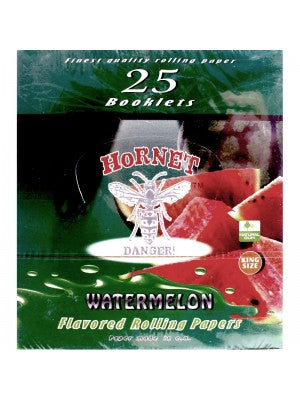 Hornet Flavoured King Size Rolling Papers - Watermelon