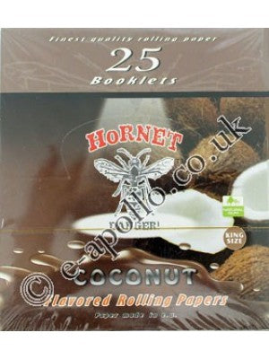 Hornet Flavoured King Size Rolling Papers - Coconut