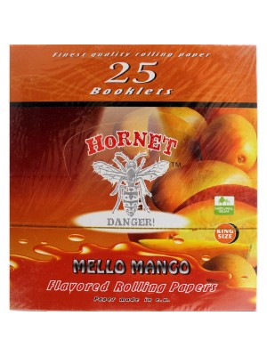 Hornet Flavoured King Size Rolling Papers - Mello Mango