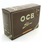 OCB Unbleached Slim Virgin Rolling Papers + Filter Tips
