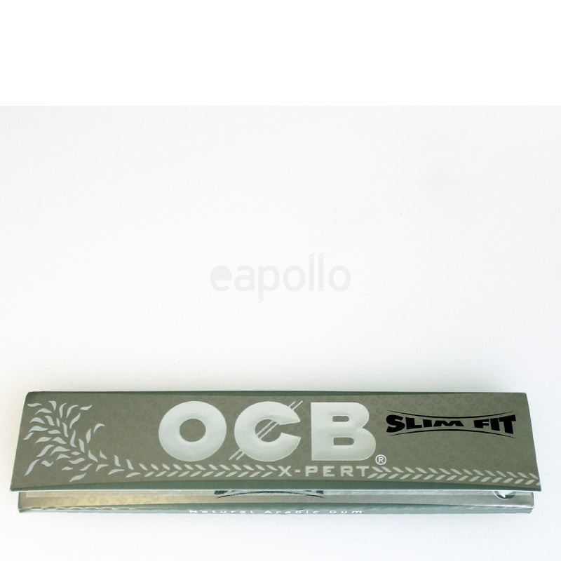 OCB X-pert King Size Slim Rolling Papers - Silver