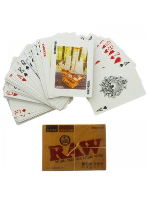 Gloss Coated RAW Playing Cards Poker Size