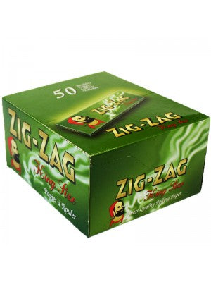 Zig Zag Green King Size Rolling Papers - 50 booklets